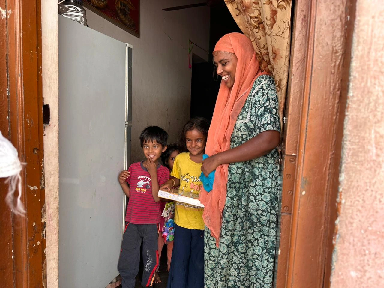 Community member receiving support with dignity.