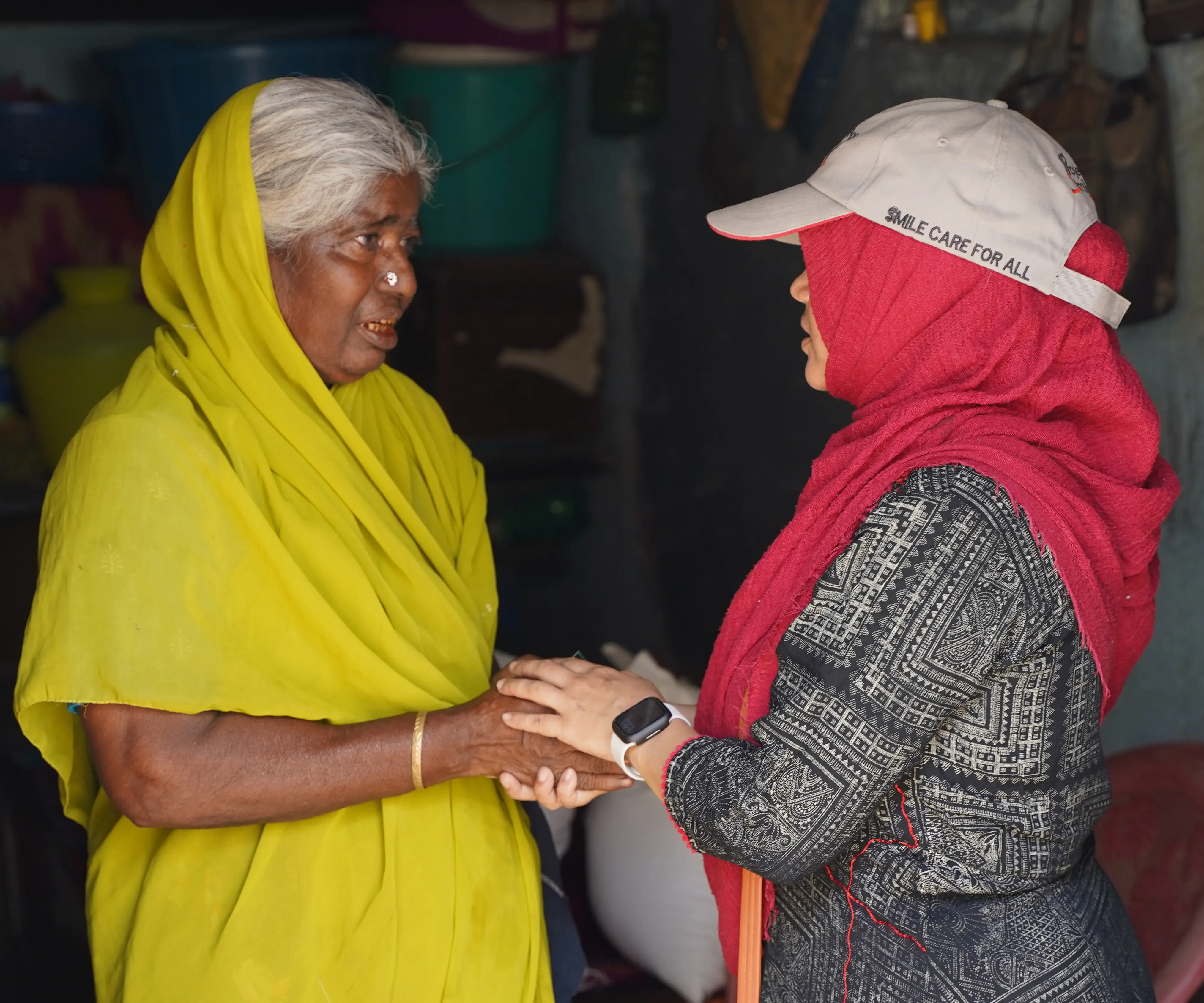 High-fives over fresh school supplies